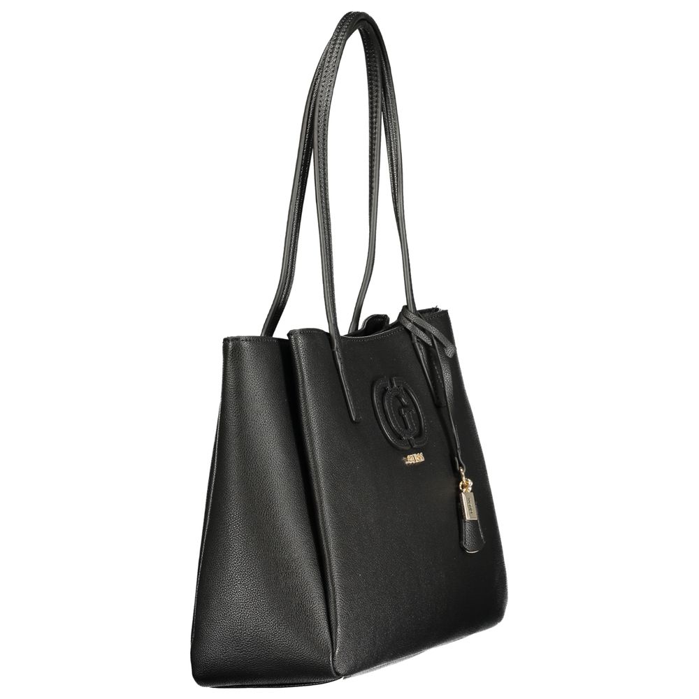 Guess Jeans Black Polyurethane Women Handbag