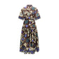Alemais Brown Cotton Casual Dress