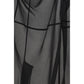Prada Black Polyester Midi Skirt