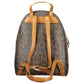 Mario Valentino Brown Polyurethane Womens Backpack