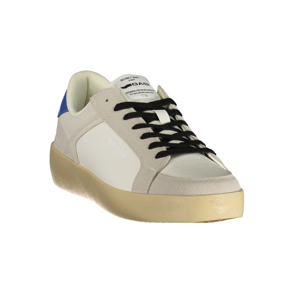 Gas Bianco Polyurethane Men Sneaker