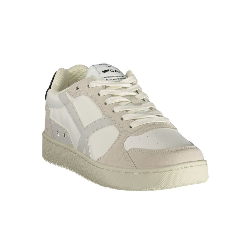 Gas Bianco Polyester Men Sneaker