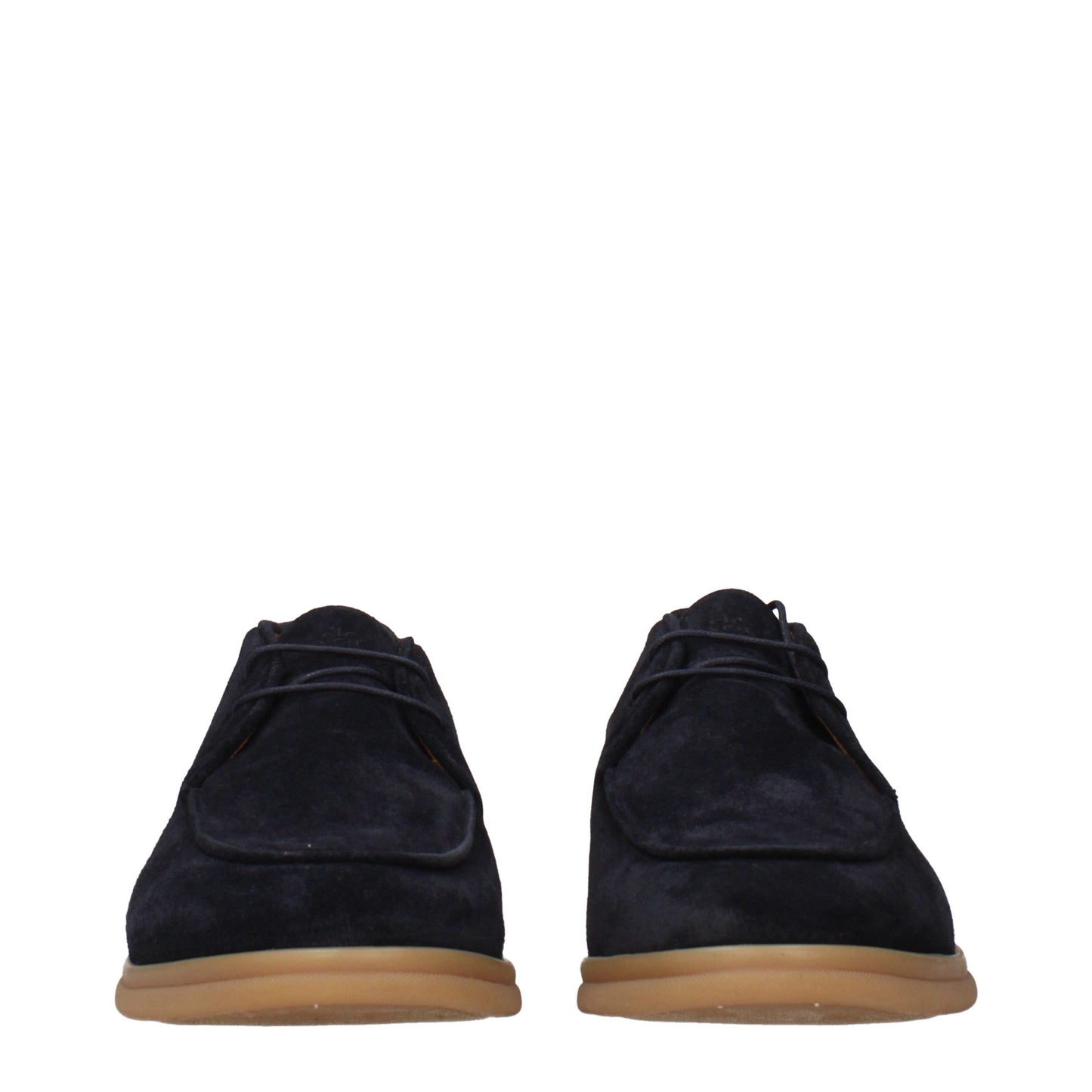 Eleventy Blue Leather Oxfords And Derbies