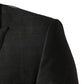 Dolce & Gabbana Dark Gray Wool Slim Fit Coat Jacket Blazer