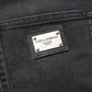 Dolce & Gabbana Black Cotton Stretch Regular SkinnyDenim Jeans