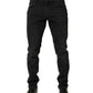 Dolce & Gabbana Black Cotton Stretch Regular SkinnyDenim Jeans