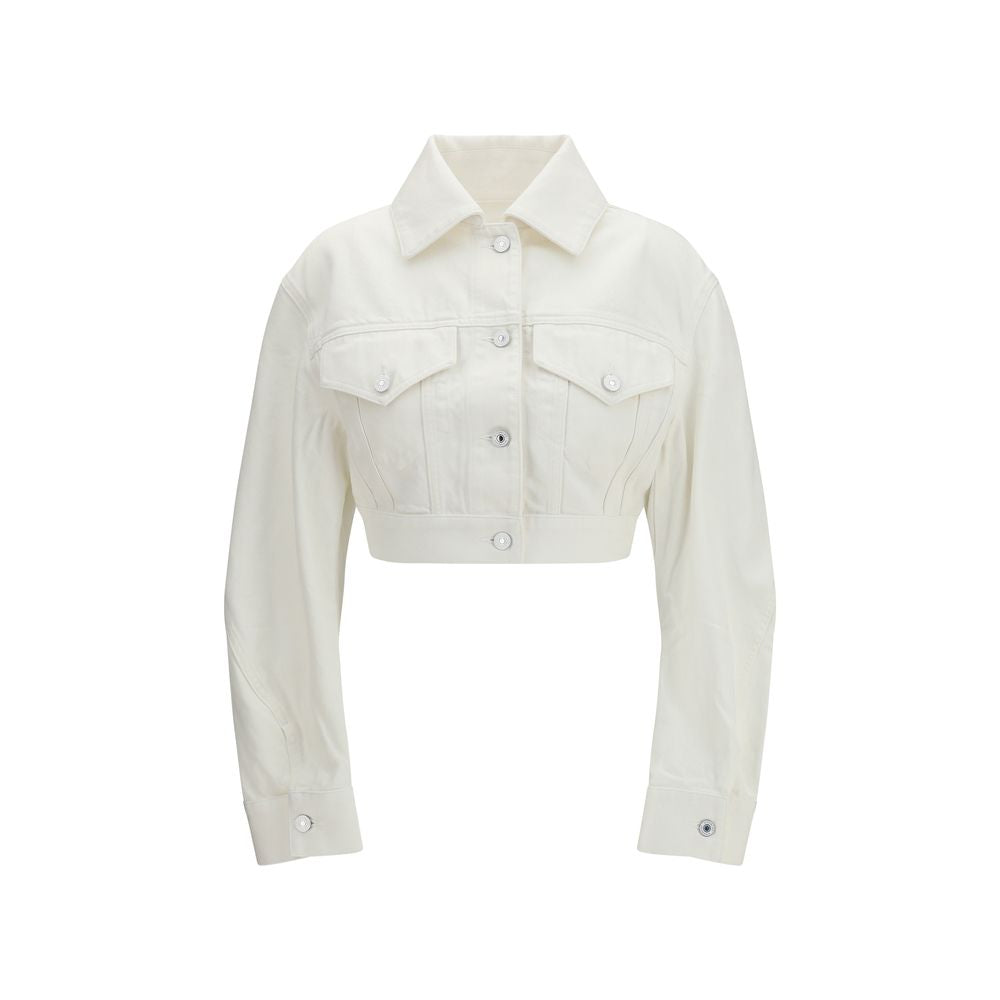 Givenchy White Cotton Denim Jacket
