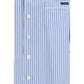 Dolce & Gabbana Blue Cotton Shortsleeve Shirt