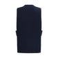 Miu Miu Blue Cashmere Sleeveles Sweater