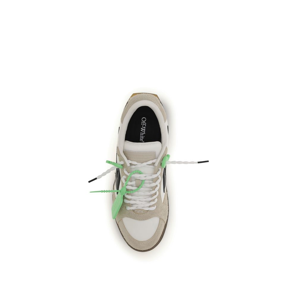 Off-White Multicolor Calf Leather Bos Taurus Sneakers