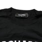 Dsquared² Black Logo Knitted Crew Neck Men Pullover Sweater