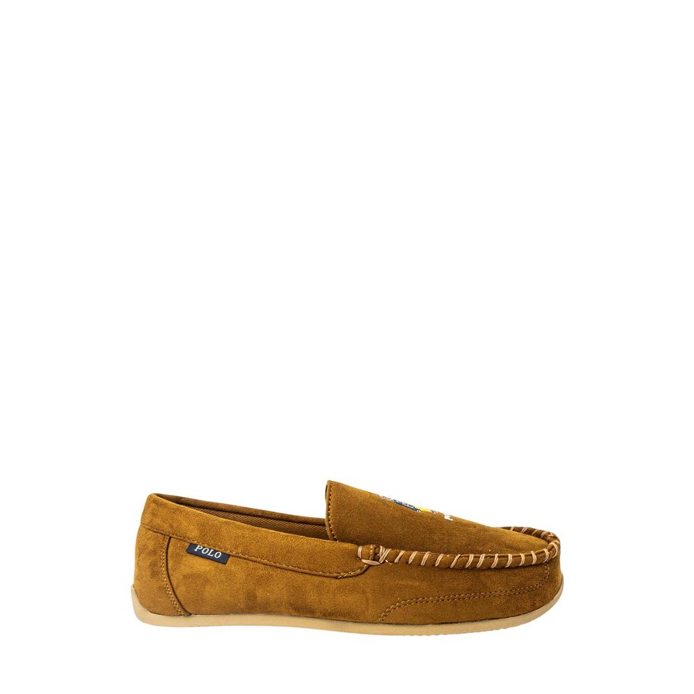 Ralph Lauren Beige Faux Fur Slippers