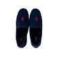 Ralph Lauren Blue Faux Fur Slippers
