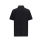 Dolce & Gabbana Black Cotton Polo Shirt