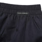 Dolce & Gabbana Black Cotton Elastic Waist Swim Shorts Swimwear