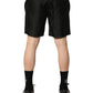 Dolce & Gabbana Black Polyester Drawstring Men Shorts Swimwear