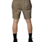 Dolce & Gabbana Brown Nylon Drawstring Swim Shorts Swimwear