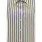 Sara Roka Blue Cotton Pattern Shirt