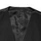Dolce & Gabbana Black Wool Single Breasted Men Waistcoat Vest