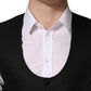 Dolce & Gabbana Black Wool Single Breasted Waistcoat Vest