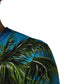 Dolce & Gabbana Blue Palm Tree Print Cotton CrewNeck T-shirt