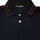 Dolce & Gabbana Dark Blue Silk Short Sleeve Men Polo T-shirt