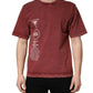 Dolce & Gabbana Maroon Print Round Neck Short Sleeve T-shirt