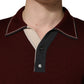 Dolce & Gabbana Maroon Re-Edition Wool Long Sleeves T-shirt