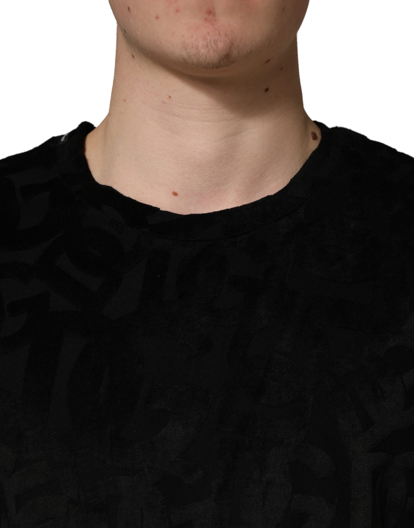 Dolce & Gabbana Black DG Mania Logo Print Casual  T-shirt