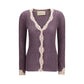 Valentino Purple Viscose Cardigan