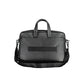 Piquadro Nero Leather Men Briefcase