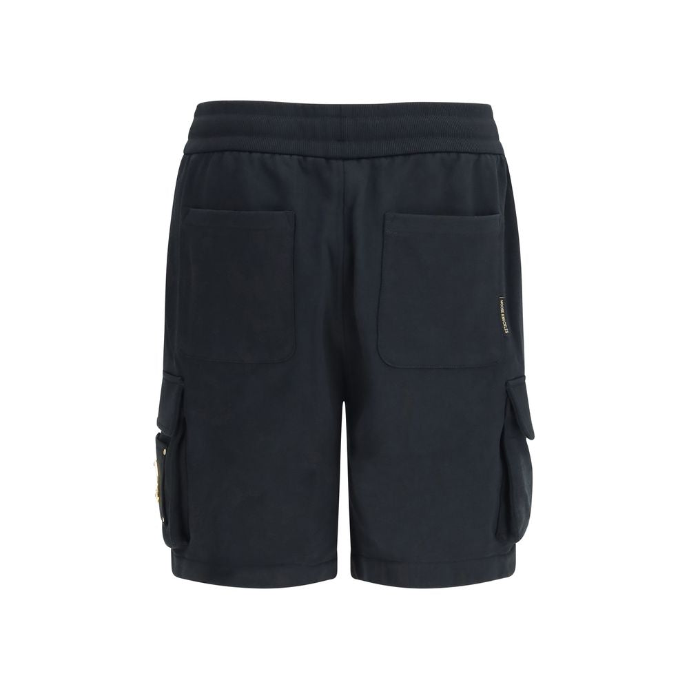 Moose Knuckles Black Cotton Bermuda Shorts