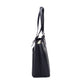 Michael Kors Womens Jet Set Travel Medium Double Pocket Tote Black/SIlver 35F3GTVT8B-001