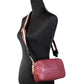 Marc Jacobs Flash Pomegranate Smooth Leather Embossed Camera Crossbody Bag Purse