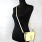 Marc Jacobs The Mini Shoulder Bag Yellow Embossed Leather Crossbody Bag