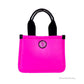 Marc Jacobs Small Neon Fuchsia Nylon Fabric Tote Convertible Bag Purse