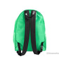 Versace Large Bright Green Nylon Fabric Medusa Shoulder Backpack Bookbag
