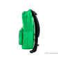 Versace Large Bright Green Nylon Fabric Medusa Shoulder Backpack Bookbag