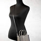Marc Jacobs The Monogram Beige Mini Tote Woven Jacquard Canvas Crossbody Handbag