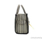 Marc Jacobs The Monogram Beige Mini Tote Woven Jacquard Canvas Crossbody Handbag