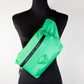 Versace Small Bright Green Nylon Matte Medusa Belt Bag Waist Fanny Pack Purse