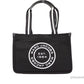 Marc Jacobs Medium Black Canvas Fabric Shoulder Convertible Tote Purse Bag