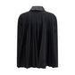 Max Mara Black Polyester Pattern Shirt