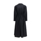 Max Mara Black Cotton Casual Dress