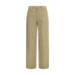 Max Mara Beige Cotton Casual Pants