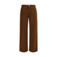Max Mara Brown Cotton Pants