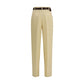 Max Mara Beige Linen Casual Pants