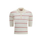 Max Mara Beige Silk Pattern Shirt