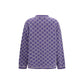 Gucci Purple Cotton Cardigan