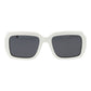 Polaroid White Plastic Sunglasses